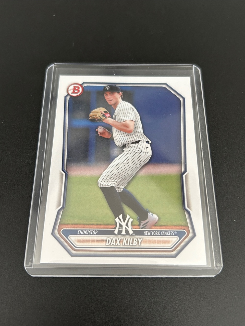 Topps Dax Kilby Baseball Card - White & Blue